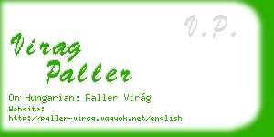 virag paller business card